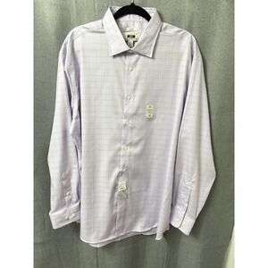 Joseph Abboud Mens Modern Fit  dress shirt Neck 18  34-35 sleeves New
